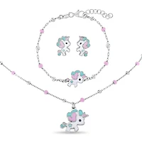Kids Unicorn Jewelry Set