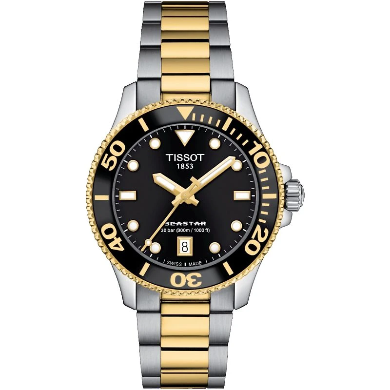 Seastar 36MM Two Tone Watch