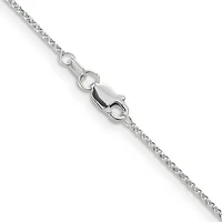 Rolo 1MM White Gold Link Chain