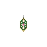 Celestial Malachite Stellar Pendant