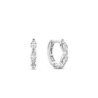 Marquise Huggie Earrings