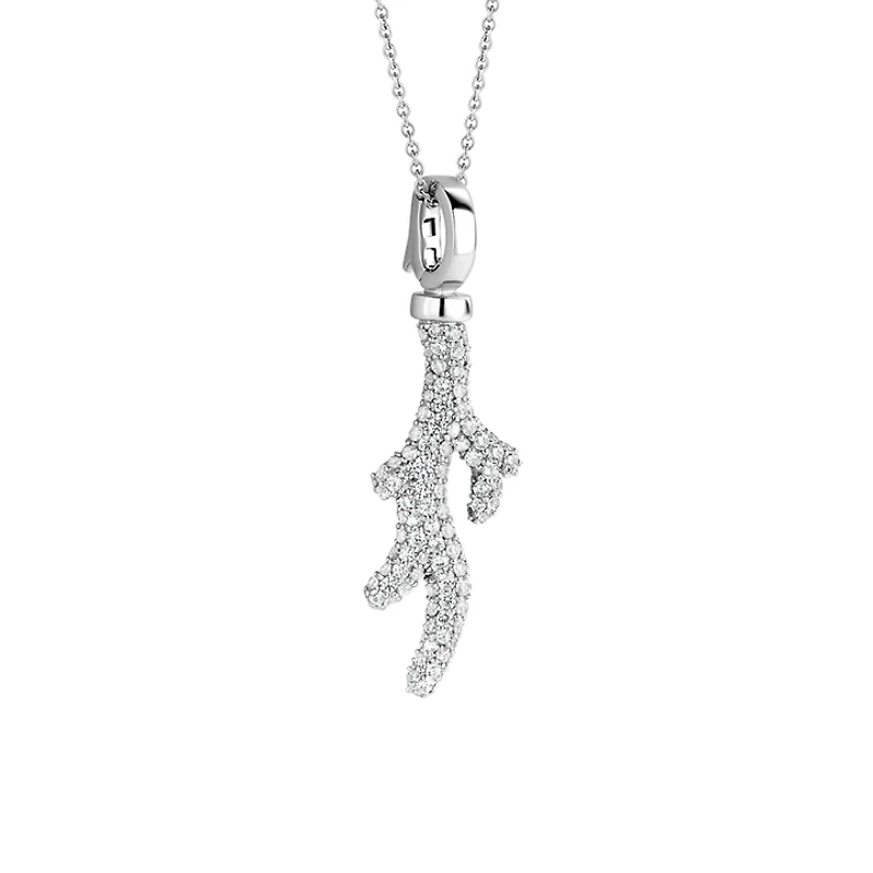 Sparkling Coral Necklace
