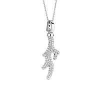 Sparkling Coral Necklace