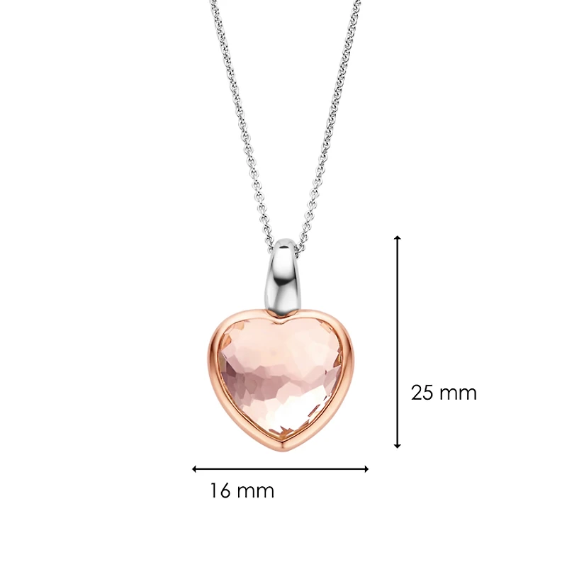Pink Heart Necklace