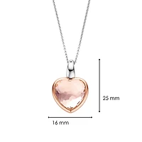 Pink Heart Necklace