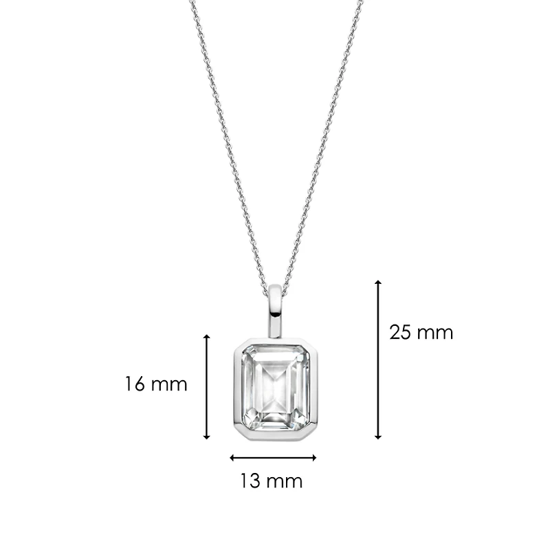 Clear Gem Necklace