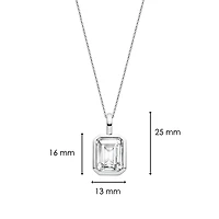 Clear Gem Necklace