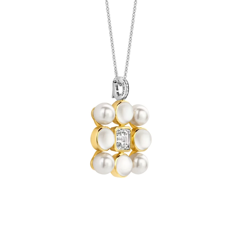 Pearl Cluster Large Necklace