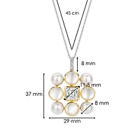 Pearl Cluster Large Necklace