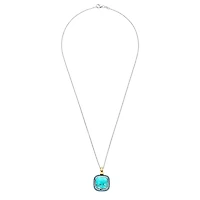 Cushion Turquoise Large Necklace