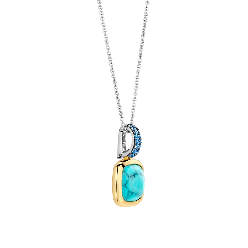 Cushion Turquoise Small Necklace