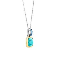 Cushion Turquoise Small Necklace