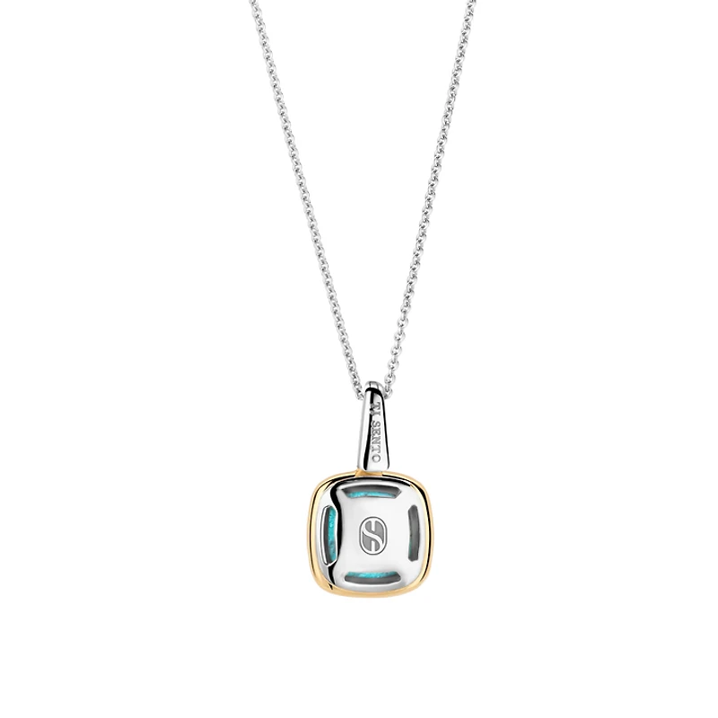 Cushion Turquoise Small Necklace