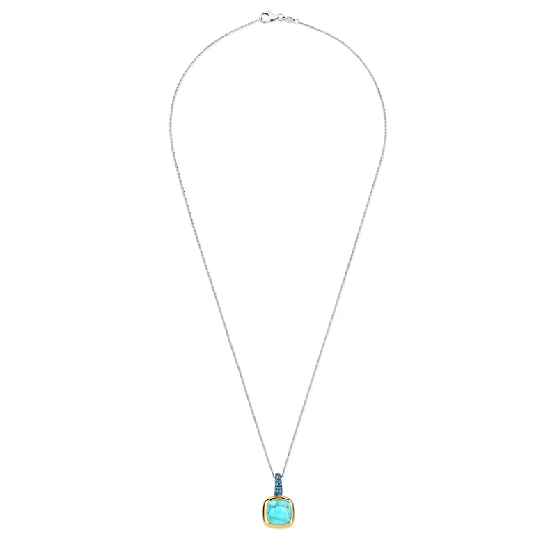 Cushion Turquoise Small Necklace