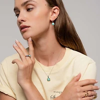 Cushion Turquoise Small Necklace