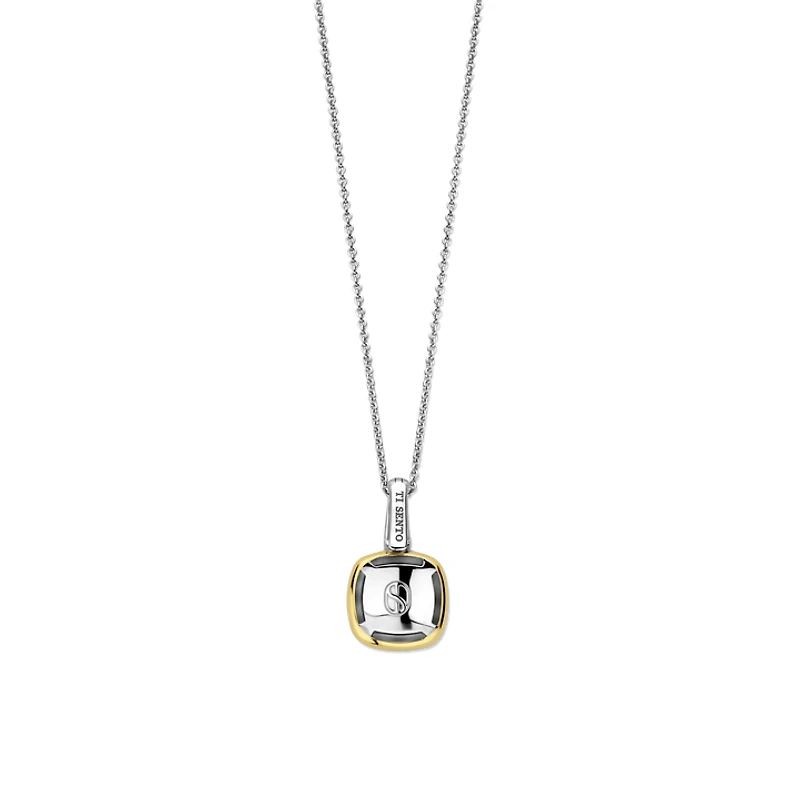 Pave Cushion Necklace