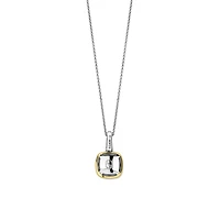 Pave Cushion Necklace