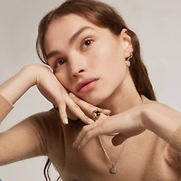 Pave Cushion Necklace