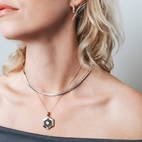 Hexagon Necklace