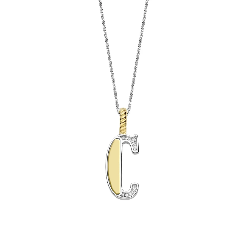 Initial Necklace Golden