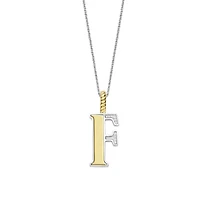 Initial Necklace Golden