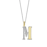 Initial Necklace Golden