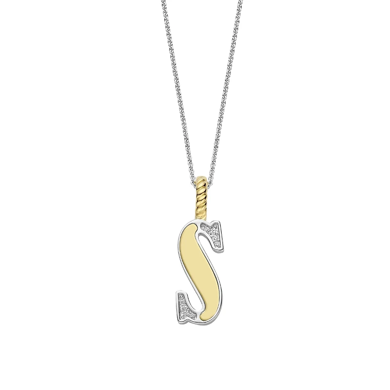 Initial Necklace Golden