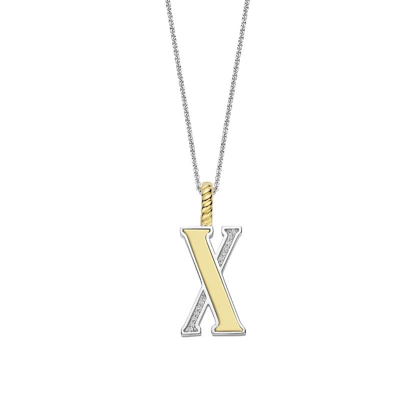Initial Necklace Golden