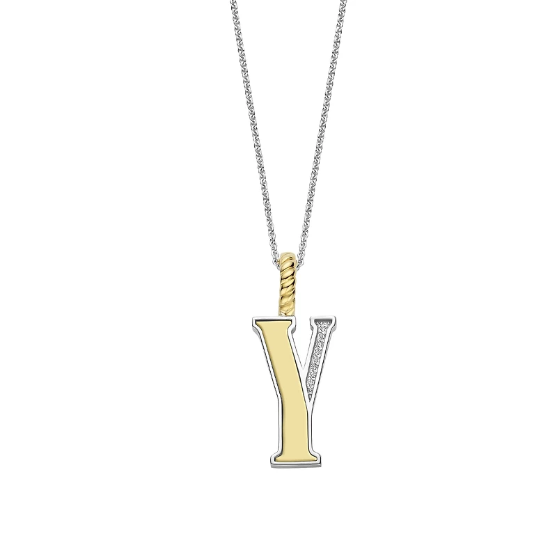 Initial Necklace Golden