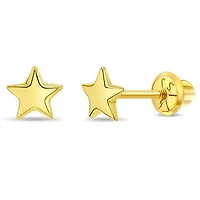 Puffed Star Kids Earrings