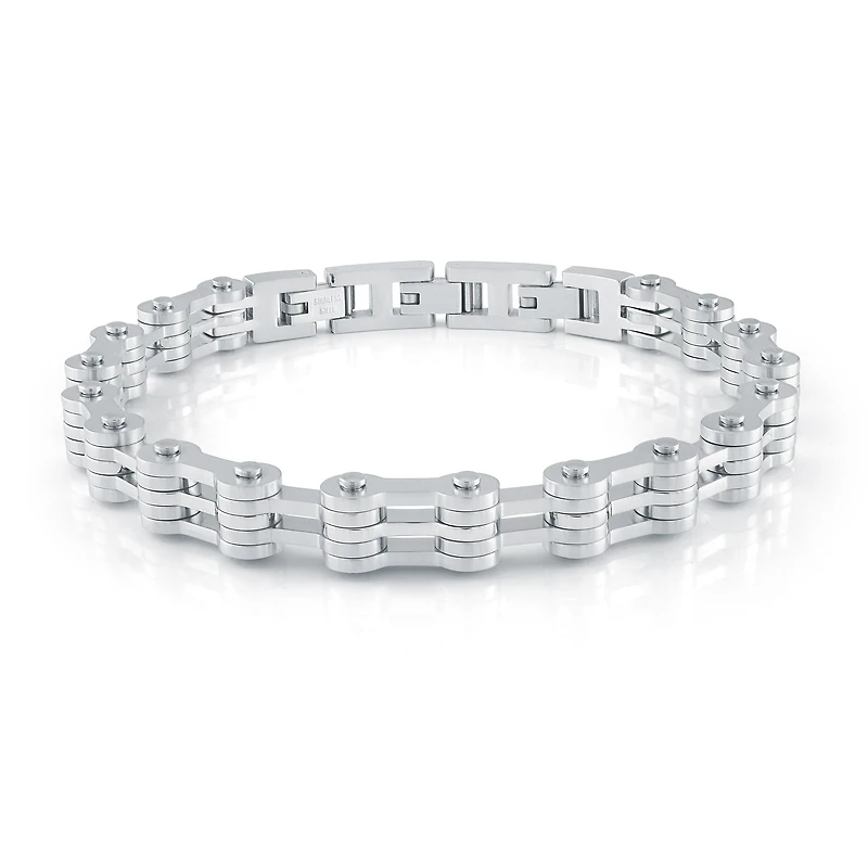 Bike Link Steel Bracelet