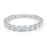 Bike Link Steel Bracelet