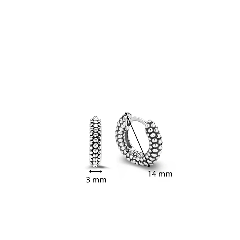 14.4mm Bubble huggie Earrings