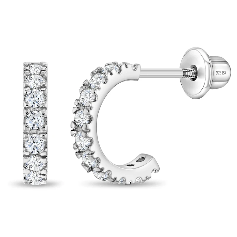 Kids Adorable Half Huggie Earrings