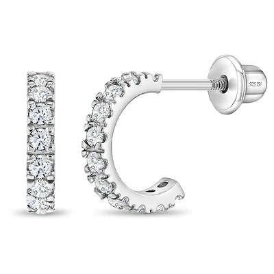 Kids Adorable Half Huggie Earrings
