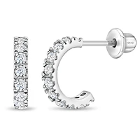 Kids Adorable Half Huggie Earrings
