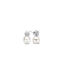 Double Elegance Pearl Earrings