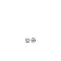 6MM Dot Clear Stud Earrings