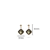 Green Dangle Earrings