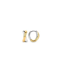 Twist Hoop Golden Earrings
