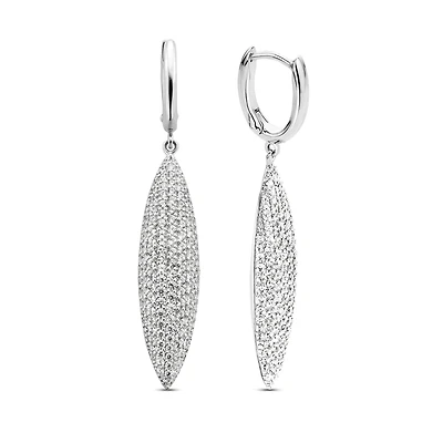 Long Oval Earrings