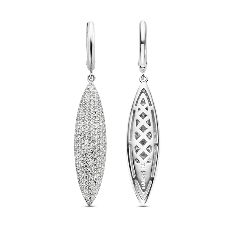 Long Oval Earrings