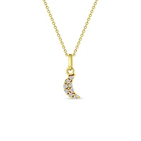 Sparkling Moon Kids Necklace