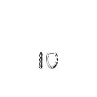 Oval Huggie Oxy Earrings