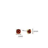 Red Stud Earrings