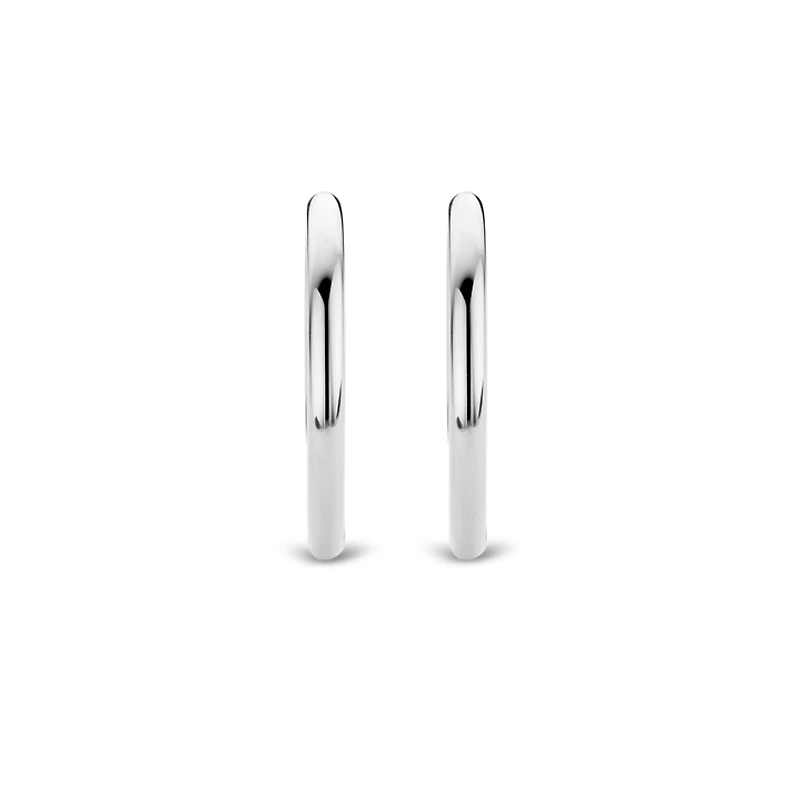 Basic Silver 30MM Hoop Earrings