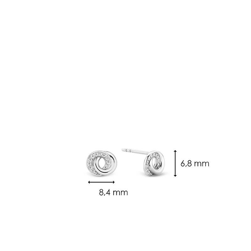 Infinite Wish Silver Earrings