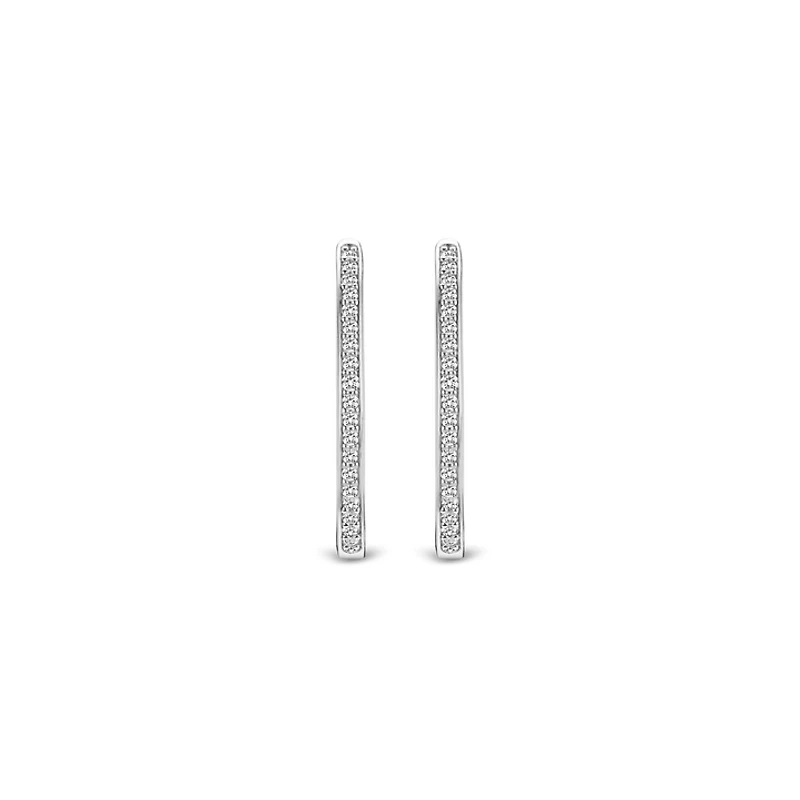 Classic Zirconia Hoop Earrings 26MM