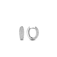 Majestic Pave Huggie Earrings