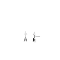 Black Onyx Arrow Stud Earrings